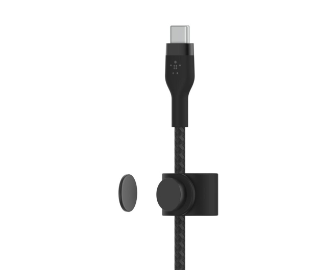 Belkin USB-C - USB-C 2.0 Braided Silicone 1m Black - 733234 - zdjęcie 6